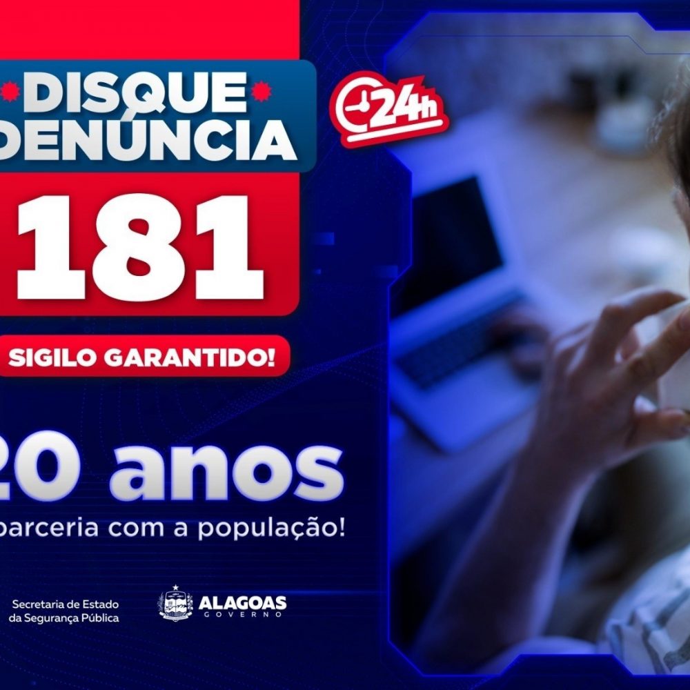 Disque-Denúncia 181 completa 20 anos de atuação