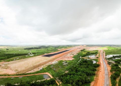 Com mais de 60% das obras executadas, implantação do Aeroporto Costa dos Corais, em Maragogi, impulsionam o desenvolvimento da região